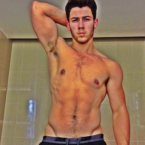Nick Jonas, Shirtless, Instagram