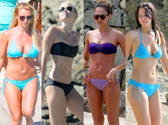Britney Spears, Miley Cyrus, Jessica Alba, Jennifer Lawrence Britney Spears, Miley Cyrus, Jessica Alba, Jennifer Lawrence