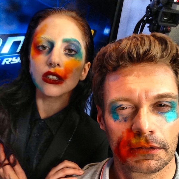 Lady Gaga, Ryan Seacrest Lady Gaga, Ryan Seacrest
