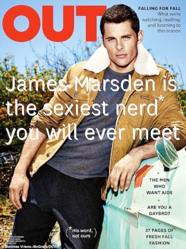 James Marsden, OUT Magazine James Marsden, OUT Magazine