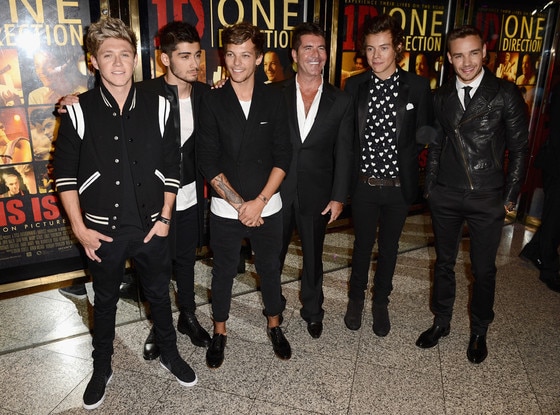 Niall Horan, Zayn Malik, Louis Tomlinson, Simon Cowell, Harry Styles, Liam Payne, One Direction Niall Horan, Zayn Malik, Louis Tomlinson, Simon Cowell, Harry Styles, Liam Payne, One Direction