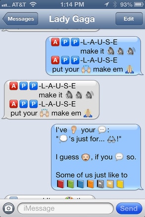 Lady Gaga, Emoji Lady Gaga, Emoji