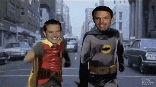 Ben Affleck, Matt Damon, Batman, Robin Ben Affleck, Matt Damon, Batman, Robin