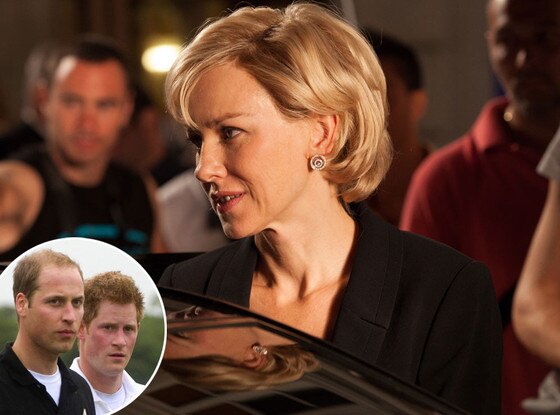 Naomi Watts, Diana, Prince William, Prince Harry Naomi Watts, Diana, Prince William, Prince Harry