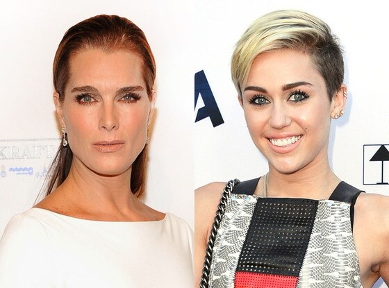 Brooke Shields, Miley Cyrus Brooke Shields, Miley Cyrus