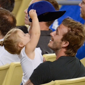 David Beckham, Harper Beckham David Beckham, Harper Beckham