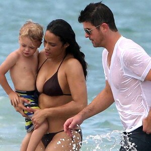 Robin Thicke, Paula Patton, Julian Robin Thicke, Paula Patton, Julian