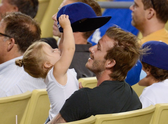 David Beckham, Harper Beckham David Beckham, Harper Beckham