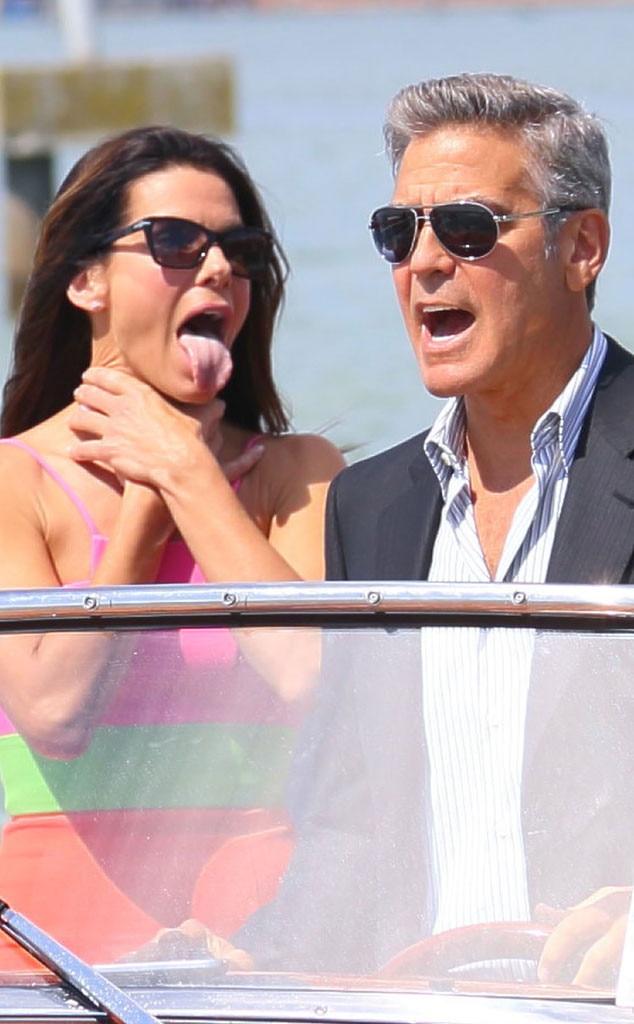 George Clooney, Sandra Bullock, Venice Film Festival George Clooney, Sandra Bullock, Venice Film Festival