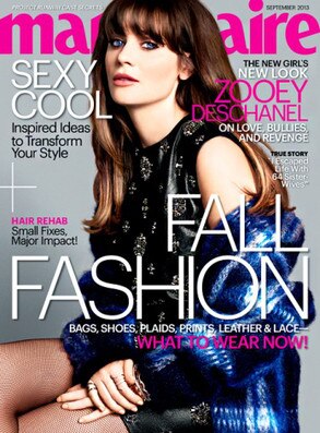 zooey deschanel, marie claire zooey deschanel, marie claire