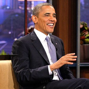 Barack Obama, Jay Leno Barack Obama, Jay Leno
