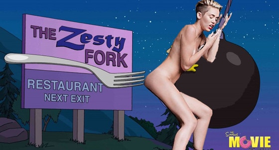Miley Cyrus, Wrecking Ball Meme, Simpsons Movie Miley Cyrus, Wrecking Ball Meme, Simpsons Movie