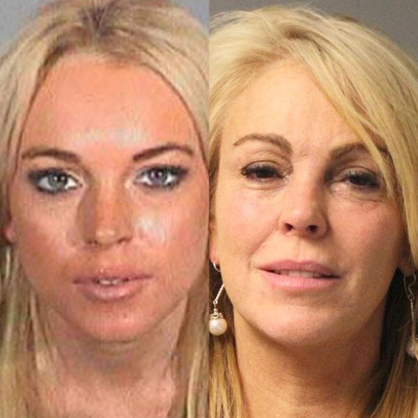 Dina Lohan, Lindsay Lohan Mugshot Dina Lohan, Lindsay Lohan Mugshot