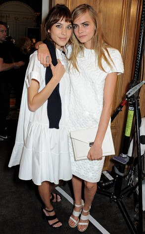 Alexa Chung, Cara Delevingne, London Fashion Week Alexa Chung, Cara Delevingne, London Fashion Week