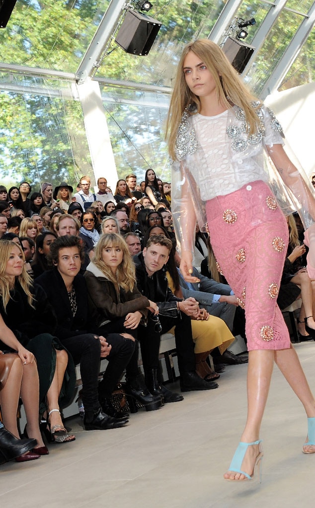 Sienna Miller, Harry Styles, Suki Waterhouse, George Barnett, Cara Delevingne, London Fashion Week Sienna Miller, Harry Styles, Suki Waterhouse, George Barnett, Cara Delevingne, London Fashion Week