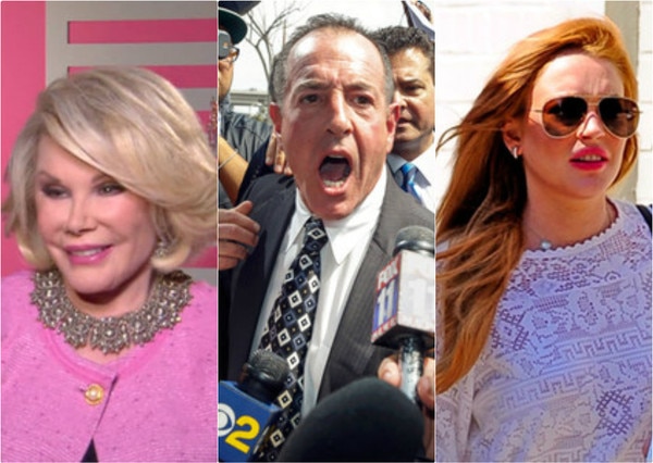Joan Rivers, Michael Lohan, Lindsay Lohan Joan Rivers, Michael Lohan, Lindsay Lohan