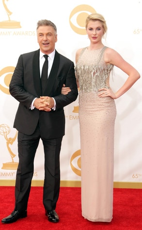 Alec Baldwin, Ireland Baldwin Emmy Awards, 2013 Alec Baldwin, Ireland Baldwin Emmy Awards, 2013