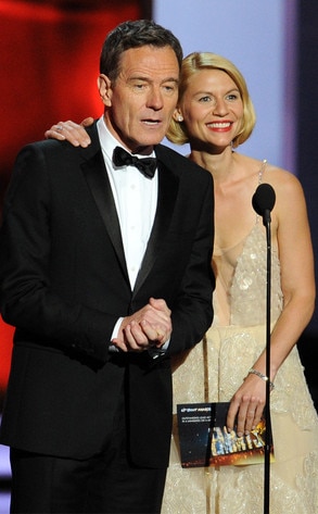 Bryan Cranston, Claire Danes, Emmy Awards Show Bryan Cranston, Claire Danes, Emmy Awards Show