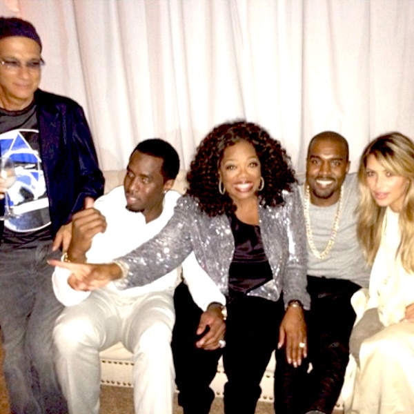 Kim Kardashian, Jimmy Lovine, Oprah, Kanye West Kim Kardashian, Jimmy Lovine, Oprah, Kanye West