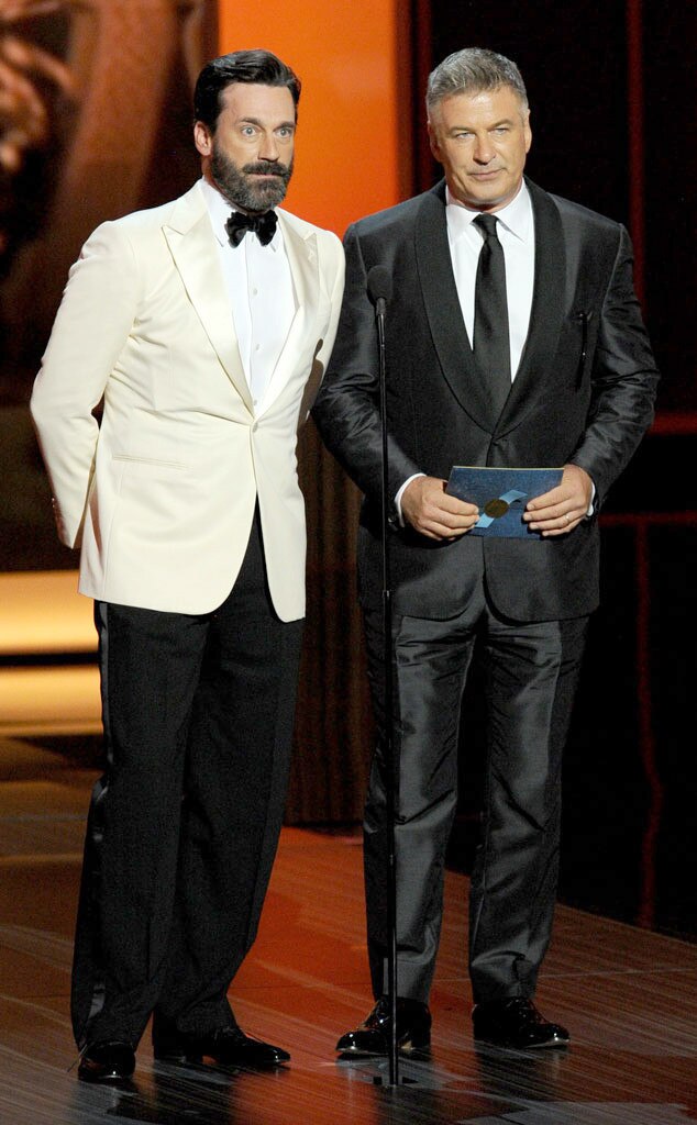 Jon Hamm, Alec Baldwin, Emmy Awards Show Jon Hamm, Alec Baldwin, Emmy Awards Show