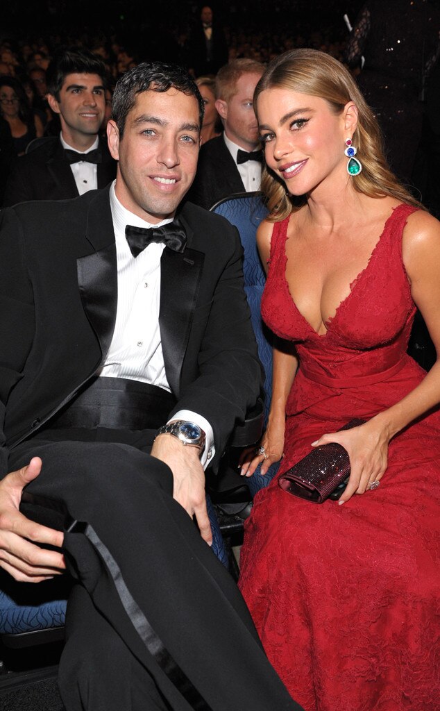 Nick Loeb, Sofia Vergara, Emmy Awards, 2013, Audience Nick Loeb, Sofia Vergara, Emmy Awards, 2013, Audience