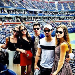 Nick Jonas, Olivia Culpo, Joe Jonas, Blanda Eggenschwiler Nick Jonas, Olivia Culpo, Joe Jonas, Blanda Eggenschwiler