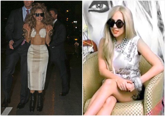 Gaga wears brazilian designers Gaga wears brazilian designers