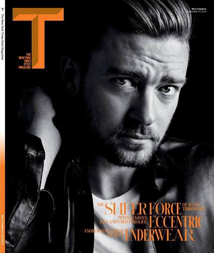 Justin Timberlake, portada Justin Timberlake, portada