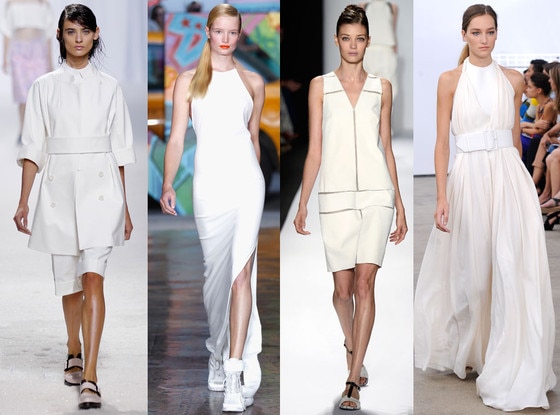 NYFW, Spring 2014 Trends, White, Fashion Week NYFW, Spring 2014 Trends, White, Fashion Week