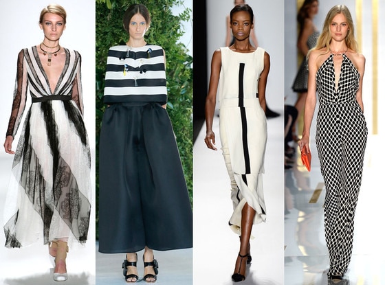 Black and White Trend, New York Fashion Week Black and White Trend, New York Fashion Week