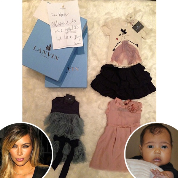 Kim Kardashian, North West, Lavin Kim Kardashian, North West, Lavin