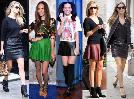 Leather Skirt Trend Leather Skirt Trend