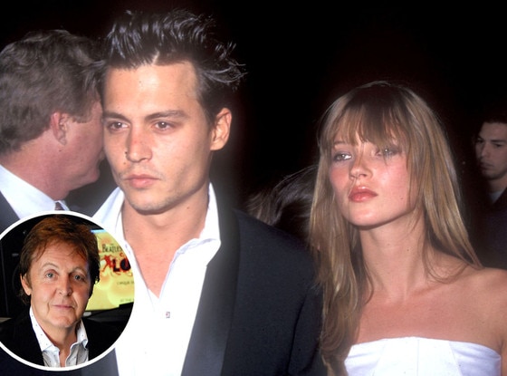 Kate Moss, Johnny Depp, Paul McCartney Kate Moss, Johnny Depp, Paul McCartney