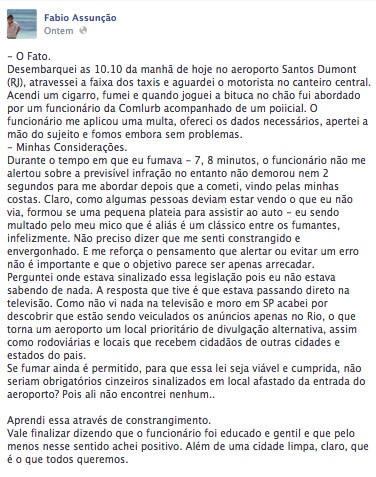 Fábio Assunção Facebook Fábio Assunção Facebook