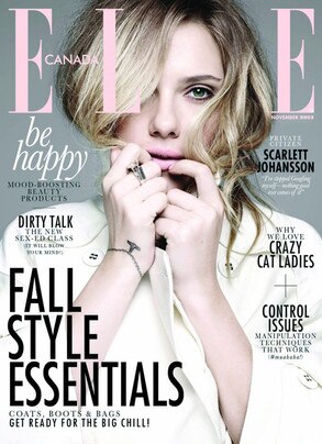 Scarlett Johansson, Elle Canada Scarlett Johansson, Elle Canada