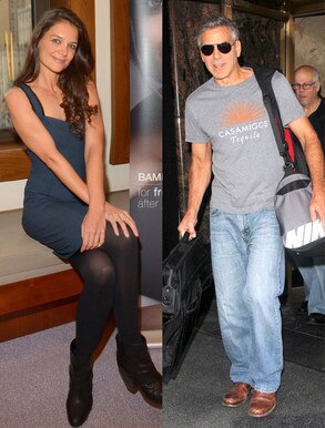 Katie Holmes e George Clooney Katie Holmes e George Clooney