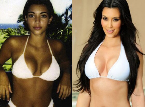 Kim Kardashian antes e depois da fama Kim Kardashian antes e depois da fama