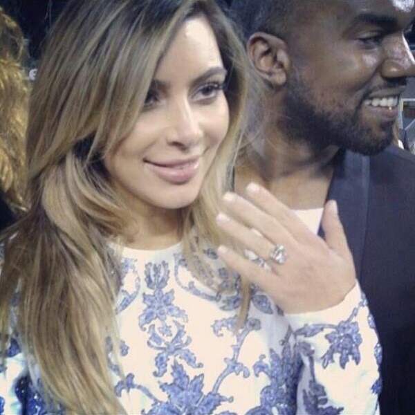Kim Kardashian, Kanye West, Engagement, Twitter Kim Kardashian, Kanye West, Engagement, Twitter