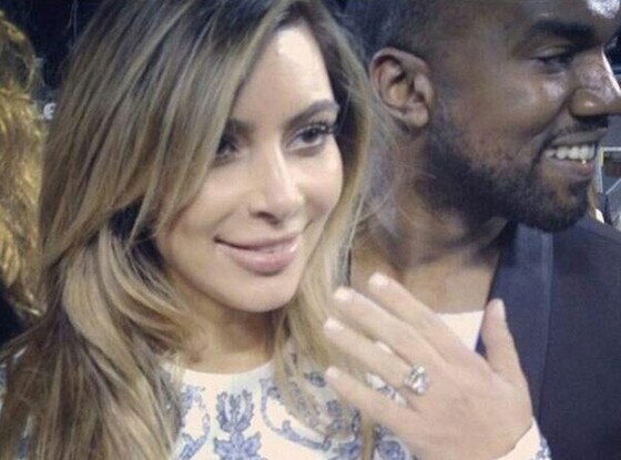 Kim Kardashian, Kanye West, Engagement, Twitter Kim Kardashian, Kanye West, Engagement, Twitter