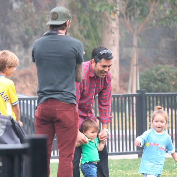 Harper Beckham, Victoria Beckham, David Beckham Harper Beckham, Victoria Beckham, David Beckham