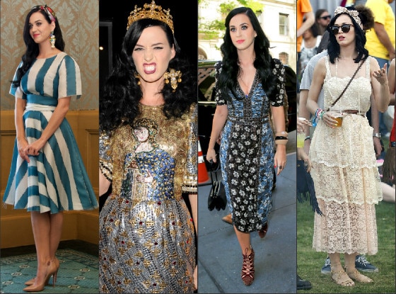 Katy Perry e seus vestidos Katy Perry e seus vestidos