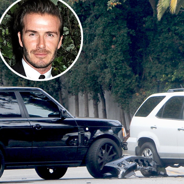 David Beckham, Car Crash David Beckham, Car Crash