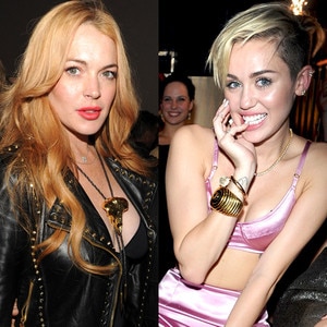 Lindsay Lohan, Miley Cyrus Lindsay Lohan, Miley Cyrus