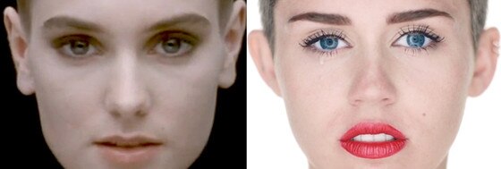 Miley Cyrus, Sinead O Miley Cyrus, Sinead O