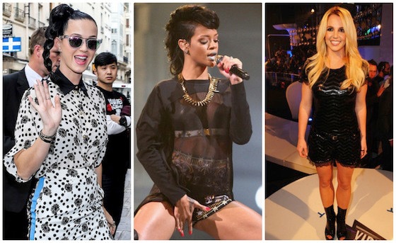 Katy Perry, Rihanna, Britney Spears Katy Perry, Rihanna, Britney Spears
