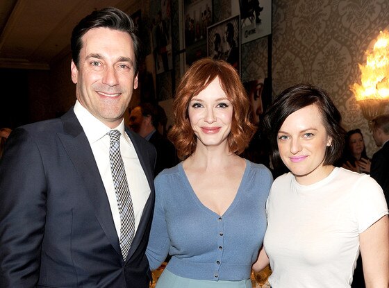 Jon Hamm, Christina Hendricks, Elisabeth Moss, AFI Luncheon