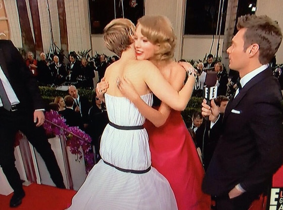 Jennifer Lawrence, Taylor Swift, Ryan Seacrest Jennifer Lawrence, Taylor Swift, Ryan Seacrest