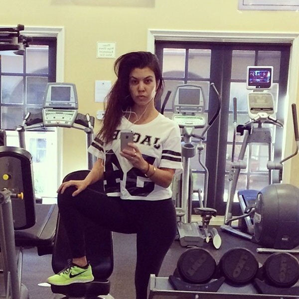 Kourtney Kardashian, Gym, Instagram Kourtney Kardashian, Gym, Instagram