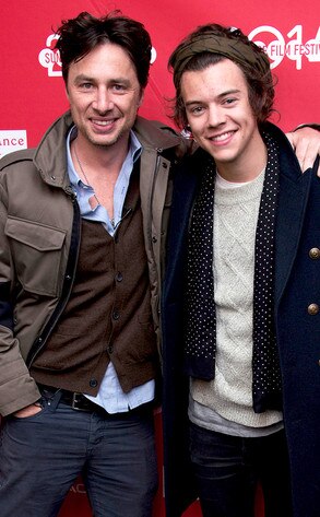 Zach Braff, Harry Styles, 2014 Sundance Film Festival Zach Braff, Harry Styles, 2014 Sundance Film Festival