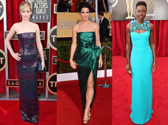 Jennifer Lawence, Sandra Bullock, Lupita Nyong Jennifer Lawence, Sandra Bullock, Lupita Nyong
